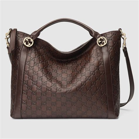 gucci small brown bag|gucci dark brown leather bag.